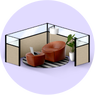 Cubicle icon